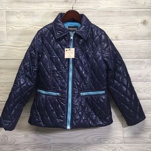 New Girls Sz M 10/12 Spring Quilted Jacket